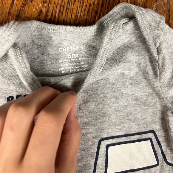 Carter’s Baby Boy Onesie, 6 Months - Picture 5 of 5